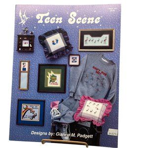 Vintage Cross Stitch Patterns, Teen Scene by Gianna Padgett, 1987 Pegasus